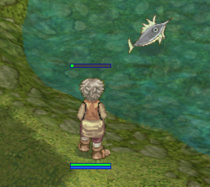 A fishing spot where adventurers gather ingredients for cooking