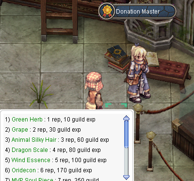 Guild Donations