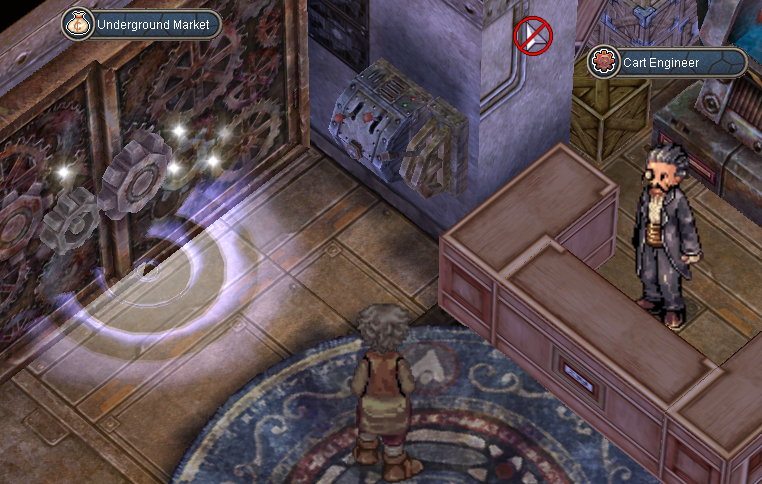The Underground Market — the only location where shops can be set